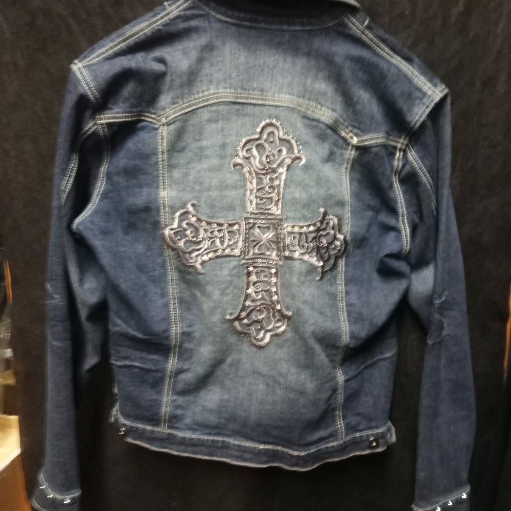 VINTAGE JACKET & MATCHING SHOULDER BAG...